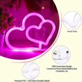 thumbnail image 2 of LINLIN LED Neon Sign,Heart Neon Sign Night Light Wall LED Neon Lamp USB Battery Powered Led Neon Light Sign for Home Bedroom Bar Party Decoration, 2 of 5