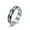 Black, variant on 6MM Gold/Silver/Black Spinner Band Titanium Steel Men Women Heart Ring Size 5-12