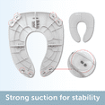 Jool Baby Folding Travel Potty Toilet Training Seat, Unisex, Gray