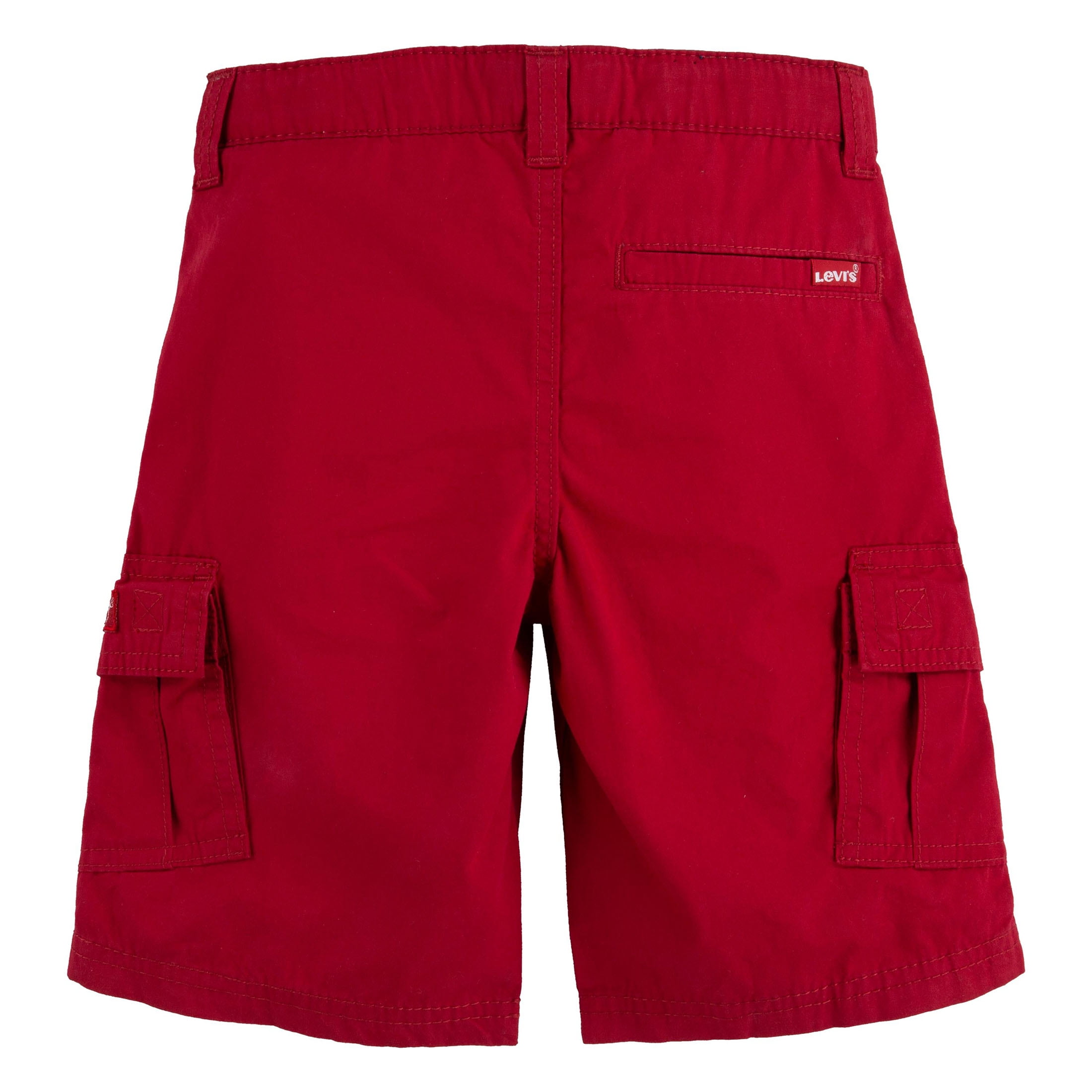 Red levi cargo deals shorts