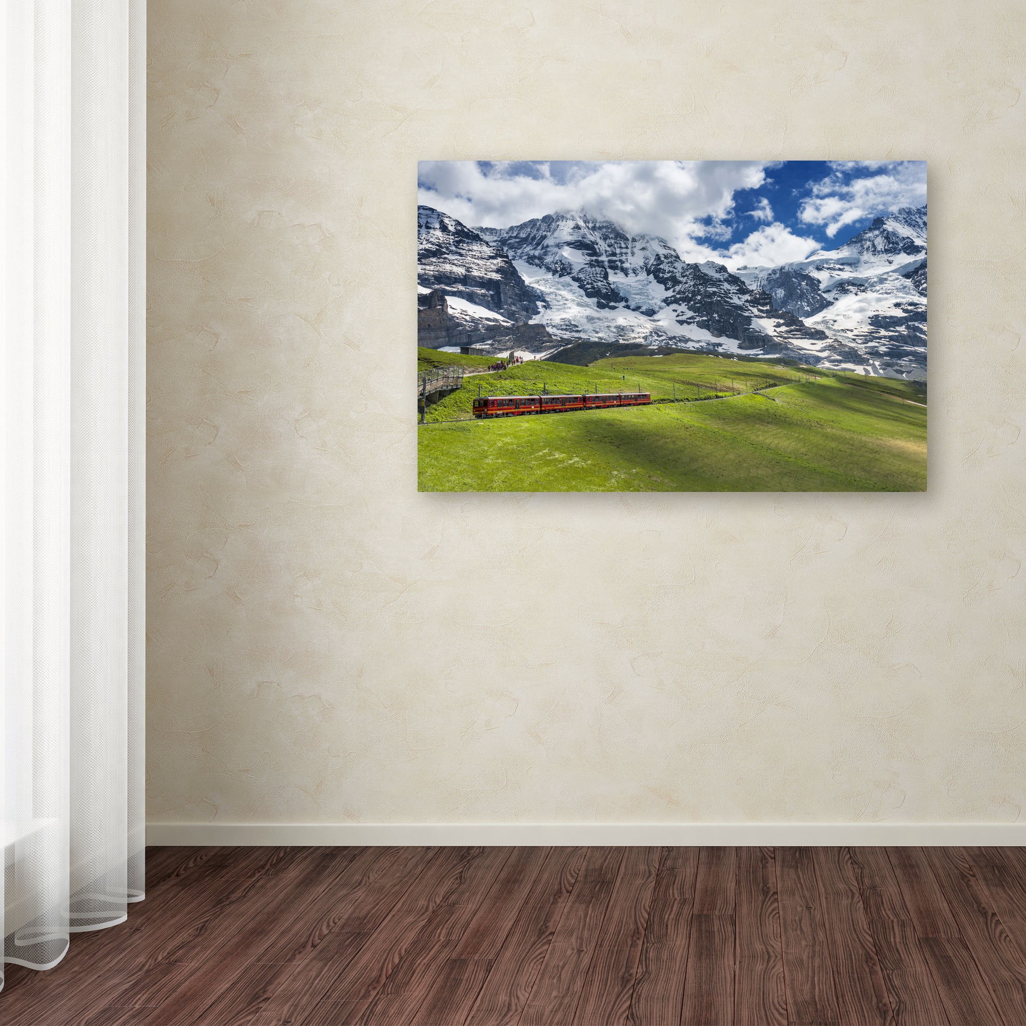 Trademark Fine Art "Beautiful Switzerland" Canvas Art by Philippe Sainte-Laudy