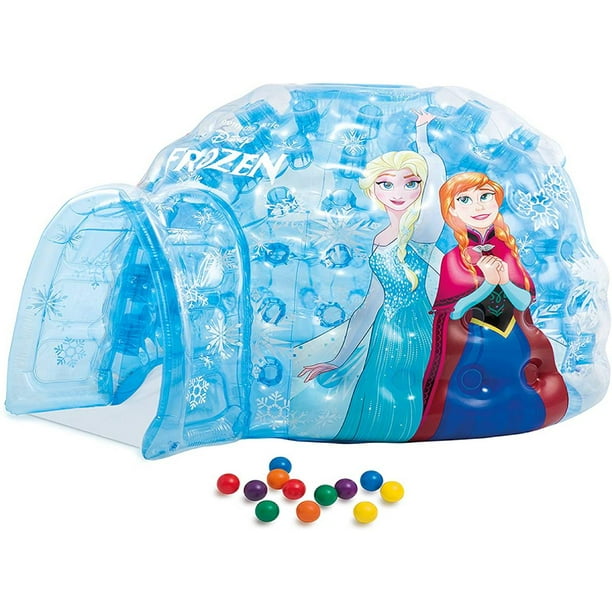 Iglu Inflable Casita Disney Frozen Elsa Anna Y Pelotas Intex