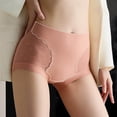 thumbnail image 2 of yunLCZ Women's Cotton Underwear High Waist Custom High Waist Striped Tangas No Show Bikini Custom Thongs Women Underwear Cotton Thong Stretch Cool Underwear for Women, 2 of 4