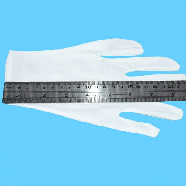 24 guantes de algodón blanco, guantes de trabajo, guantes hidratantes cosméticos para manos secas, inspección de joyas y más