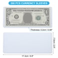 thumbnail image 2 of Unique Bargains Bill Money Holders, 200 Pcs Top-Insert, 2 of 6
