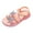 Pink, variant on Baby Girl Shoes Girls Dress Shoes Girls And Toddler Everyday Slide Sandals With Backstrap Purple,10.5