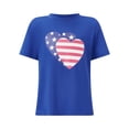 thumbnail image 6 of Family 4th of July Shirts Star Striped Print Crew Neck Short Sleeve T-Shirts Matching Outfits, 6 of 8