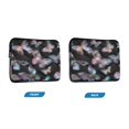 thumbnail image 2 of Quilted Laptop Sleeve for 13-16 Inch Laptops Protective Laptop Case Cover Lightweight Travel & Office Essentials Pink and Cyan Butterflies, 2 of 8