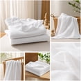 thumbnail image 5 of Dvumao Muslin Blanket With Ruffle Soft Breathable Cotton, 5 of 7