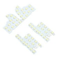 thumbnail image 2 of Car Dome Map Light Panel, Car Interior Ceiling Light Bulb 4PCS Anti Dazzling 54 LEDs  For Auto Modification, 2 of 8