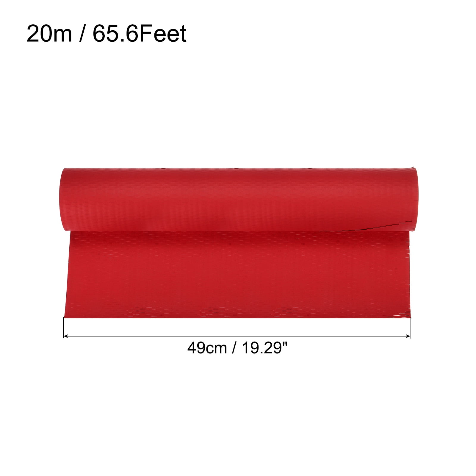 Uxcell Packing Paper 19 Inch x 65.6 Feet Cushioning Wrap Rolls Packing Paper for Moving Packaging Red