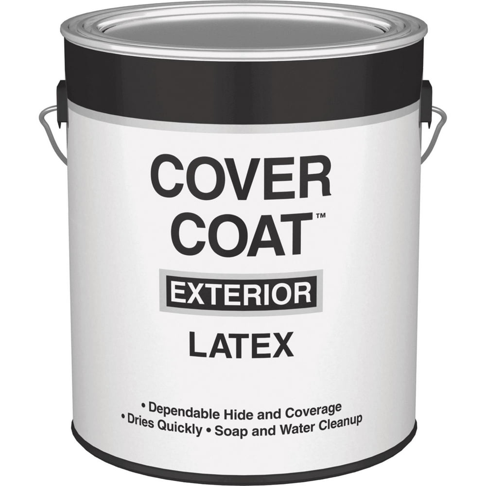 Cover Coat Latex SemiGloss Exterior House Paint Walmart