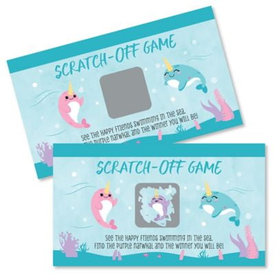 Narwhal Girl Under The Sea Baby Shower Or Birthday Party Game Scratch Off Cards 22 Count Walmart Com Walmart Com Narwhal Girl Under The Sea Baby Shower Or Birthday Party Game Scratch Off Cards 22 Count Walmart Com Walmart Com