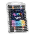 thumbnail image 2 of Glitter Dual Tip Gel Pens, Large Capacity Sparkle Paint Markers, Outline Markers as Gifts, Non-Toxic Shimmer Metallic Art Supplies For Coloring DIY Crafts Xmas Cards Making (48 Pens 96 Colors), 2 of 9