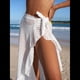 thumbnail image 5 of Pareo de para Mujer, Falda Cruzada con Volantes y Lazo para Playa L, 5 of 10
