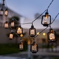 thumbnail image 4 of Clearance Under $5!Yyuenw LED Black Lantern String Lights Mini Kerosene Lamp for Indoor Outdoor Patio Garden Holiday Home Ramadan Wedding Party Christmas Tree New Year Decorations, 4 of 5