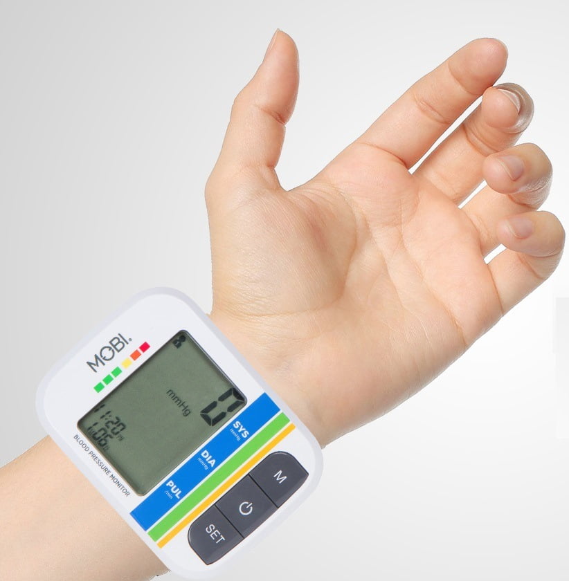 MOBI Health Wrist Blood Pressure Monitor, Blood Pressure Monitor