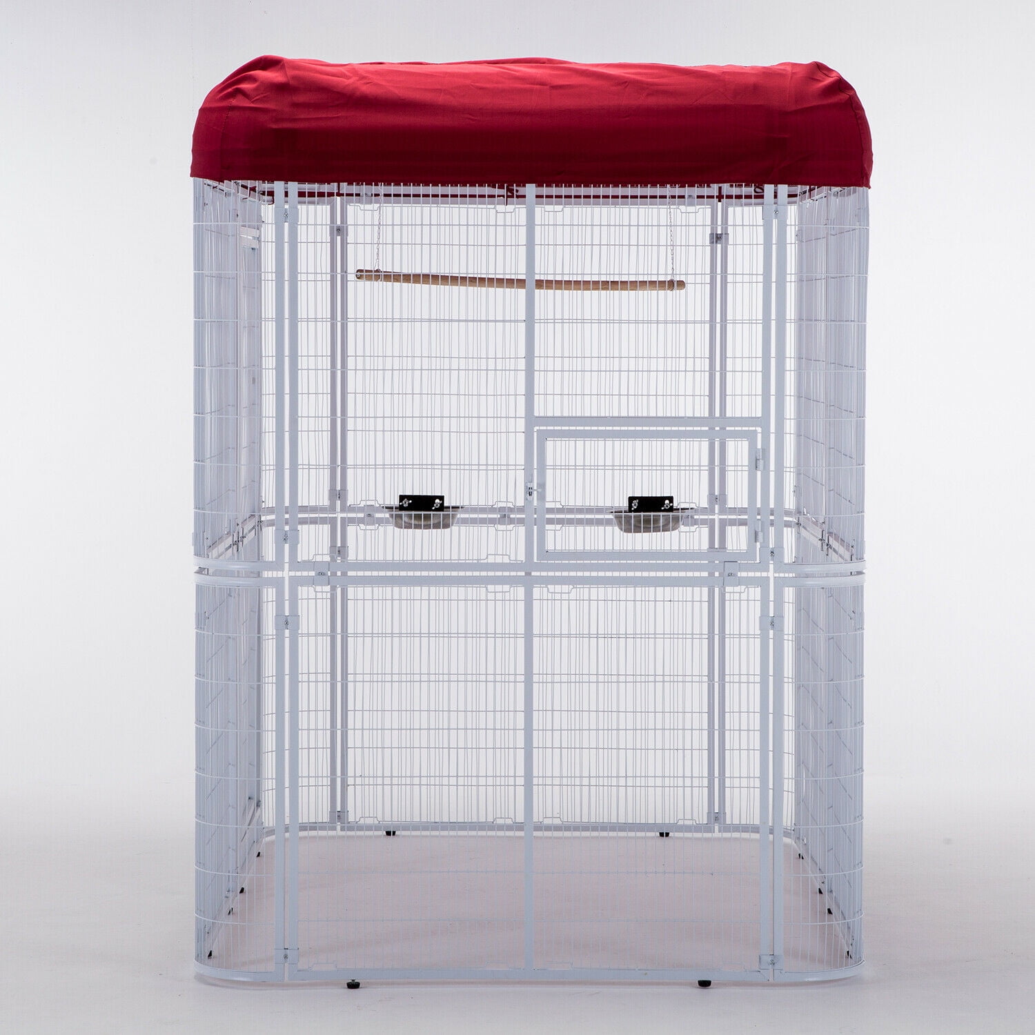 Walsport Bird Cage Cover 102''x76''Waterproof,Red