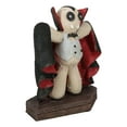 thumbnail image 2 of Draco Vampire Dracula Pinheadz Halloween Monster With Voodoo Stitches Figurine, 2 of 9