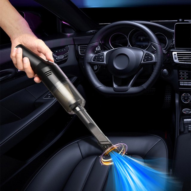 Portable Handheld Vacuum Cleaner, Small Rechargeable Car Vacuum, High Power Suction, 6000pa, Long Working Time, Washable Filter, For Home, Car, Pet Hair, With Accessories, USB Charging