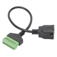 thumbnail image 1 of Connecteur de Borne à Vis Durable Connexion Fiable RJ45 Fiche Femelle vers Câble 8 Broches Forte Compatibilité pour Câble UTP Cat5 Câble UTP Cat7, 1 of 8