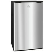 Side-by-Side Refrigerator HOMCOM 3.2 Cu.Ft Mini Fridge with Freezer, Single Door Compact Refrigerator with Adjustable Thermostat, Shelf and Reversible Door for Bedroom, Dorm, Home Office, Energy Effi