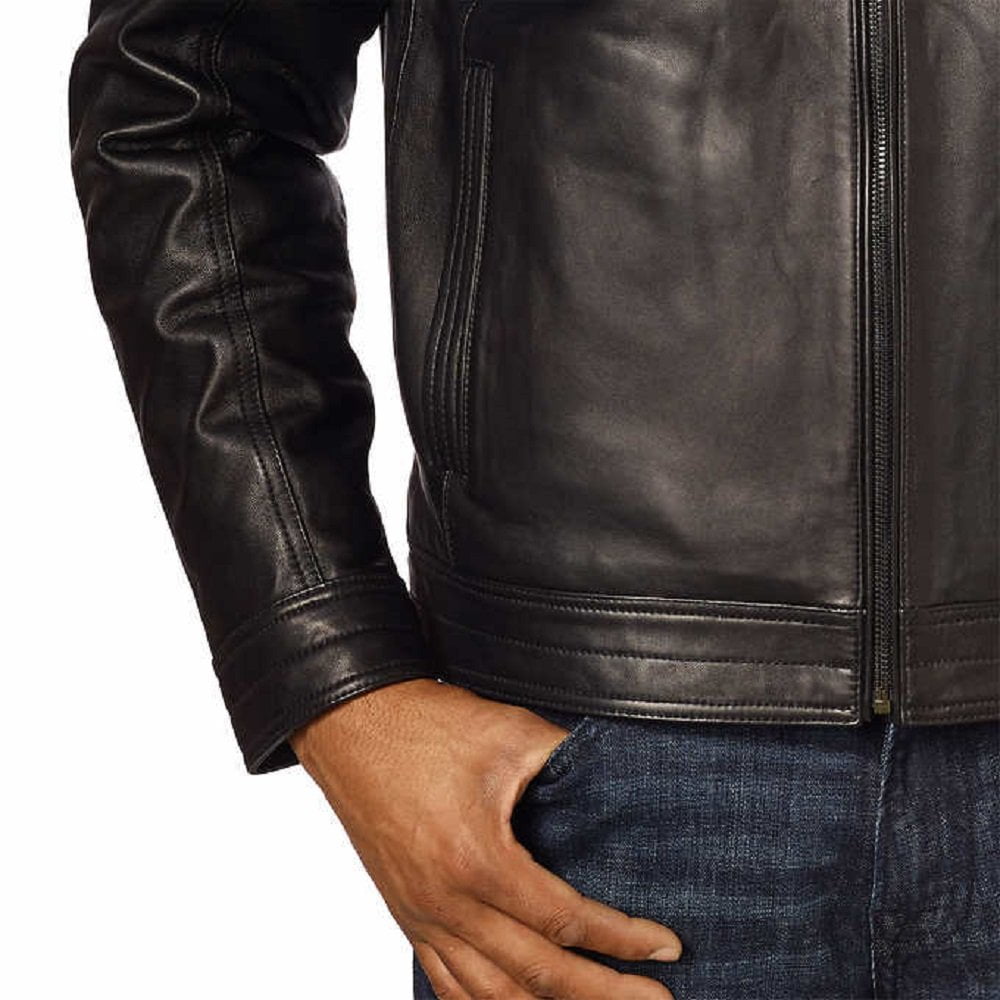 Boston harbor leather jacket costco sale