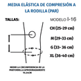 thumbnail image 2 of MEDIA ELÁSTICA COMPRESIÓN DEBAJO RODILLA PAR I16 CH TYNOR Tynor I16 P_CH, 2 of 2