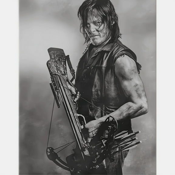 Adult DIY 5D Diamond Painting Kit, The Walking Dead Series Art Round Diamond, Full Diamond Diamond Embroidery Kit, Mosaic Cross Stitch Craft Home Wall Decoration