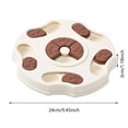 thumbnail image 2 of Interactive Puzzle Feeder Sniffing Mat For Dogs And Cats Mental Enrichment Slow Eating Bowl Pet Intelligence Toy Dispenser Tray, 2 of 3