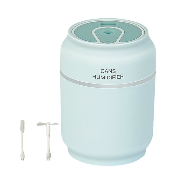 Mini Humidifier 3-in-1 Portable USB Humidifier With USB Fan, LED Light, Auto Shut Off Protection For Home, Office, Car, Yoga