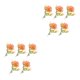 thumbnail image 1 of Moyic 5 piezas elegante ramo de flores artificiales para decoración del hogar durabilidad duradera flor falsa naranja naranja 2Conjunto, 1 of 6