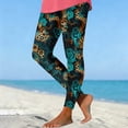 thumbnail image 4 of WAGUTH Women's Print High Waist Leggings Color Block Full-Length Yoga Pants Butt Lifting Workout Running Tights S-3XL, 4 of 4