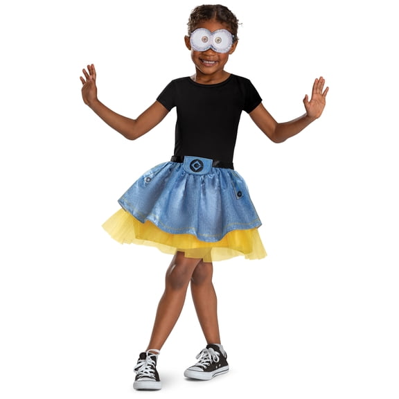 NBC Universal Minions 'Minion' Halloween Tutu Kit Accessory for Children, by Disguise