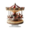 thumbnail image 1 of Decoración de carrusel navideño Strade Fareast Limited con LED 20 cm x 25 cm, 1 of 8
