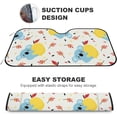 thumbnail image 4 of Car Windshield Sunshade Blocks Sun Visor Protector Cute Koala and Lemon Foldable Sun Shield For Vehicle Car Truck SUV Van 51x27.5 inches Keep Vehicle Cool, 4 of 6