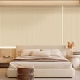 thumbnail image 4 of Dundee Deco Peel and Stick Faux Slat Wallpaper Roll, 24" x 9', Beige, 4 of 8