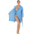 thumbnail image 2 of Casual Nights Women's Hearts Fleece Hooded Bathrobe Robe, 2 of 5
