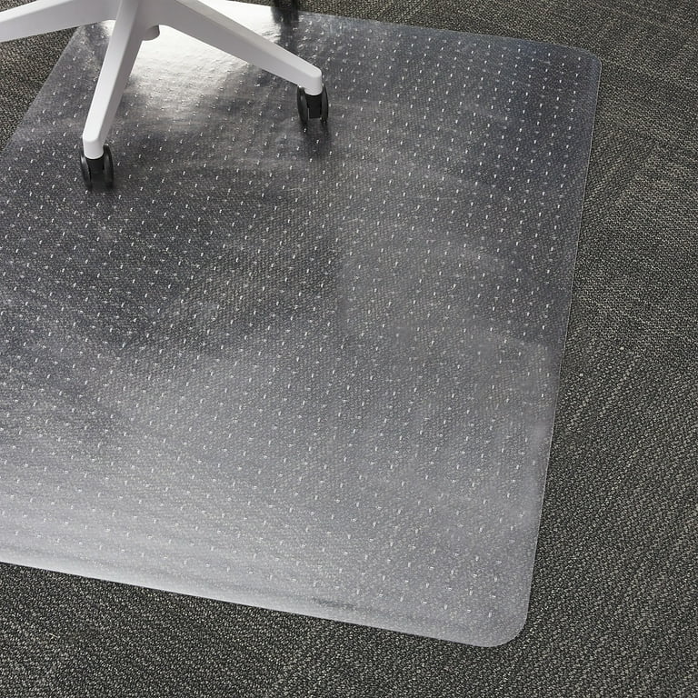 Staples 45 x 53 Low Pile Carpet Chair Mat Lip 567298