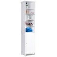 thumbnail image 1 of Costway 72''H Bathroom Tall Floor Storage Cabinet Free Standing Shelving Display White, 1 of 10