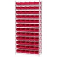 thumbnail image 5 of 30130 Plastic Shelf Bins, 12-Pack, Red, 5 of 8