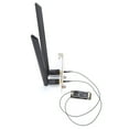 thumbnail image 3 of Adaptador WiFi de doble frecuencia 2,4 GHz/5 GHz, 300 Mbps/867 Mbps, conector de red inalámbrico para Macbook/Hackintosh. Con antena externa., 3 of 14