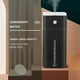 thumbnail image 4 of Humidificador de aire ultrasónico USB de 1000 ml, humidificador, luz nocturna, purificador de niebla, LED, aroma, aceite esencial, negro, 4 of 5