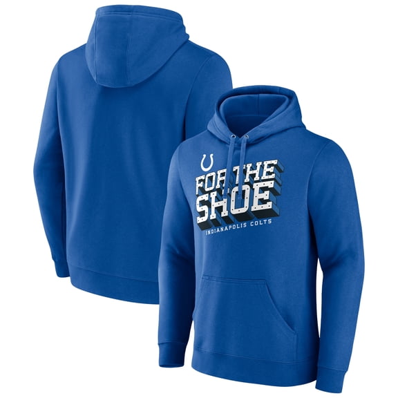 Men's Royal Indianapolis Colts Hometown Collection Prevent Pullover Hoodie