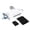 WH, variant on TYShandao Micro Sd Card Reader for Android, Camera Memory Card Reader, USB C Sd Card Reader, Wansurs 6-In-1 Sd Card Reader