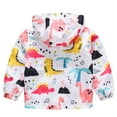 thumbnail image 2 of Odeerbi Toddler Winter Coat Kids Boys Girls Outerwear Jackets Baby Grils Autumn Print Jacket Zipper Hooded Windproof Coat Multicolor, 2 of 8