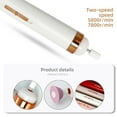 thumbnail image 4 of NOBRAND Portable Battery Nail Drill with Five Heads, Gold, 4 of 10