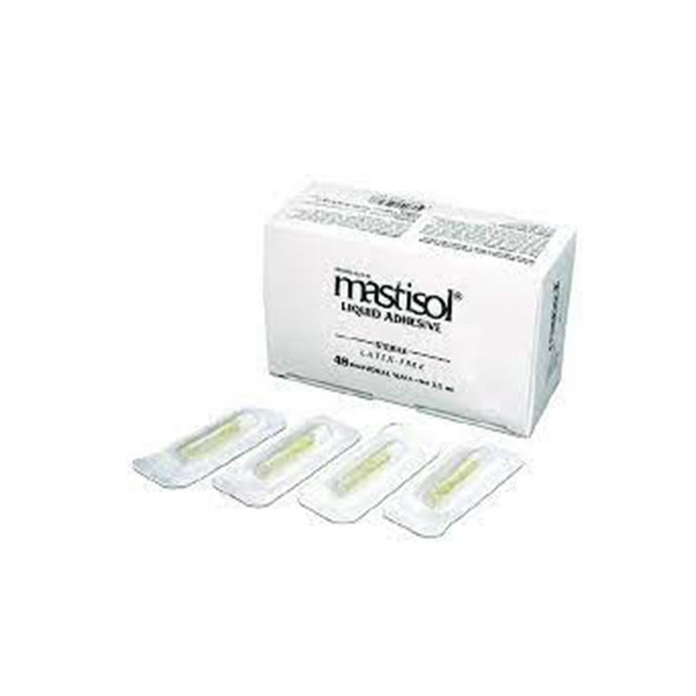 New ELOQUEST Box of 48 Mastisol Liquid Adhesive HRI0496-0523-48