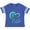 Football Blue and White, variant on Cure- Ovarian Cancer Awareness teal ribbon Boys or Girls Toddler T-Shirt