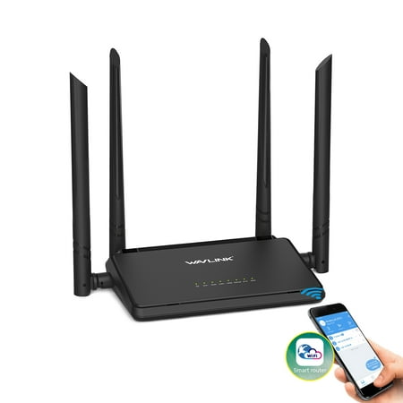 MECO Smart WiFi Router Booster Extender Support Smart Router APP Management with 4 x 5dBi Adjustable Antennas for Home and (Best Wifi Hacker App 2019)